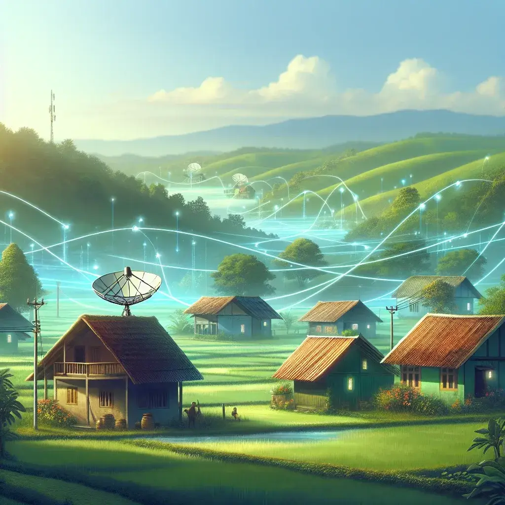 Indonesia Targetkan 90% Desa Punya Akses Internet Satelit pada 2030